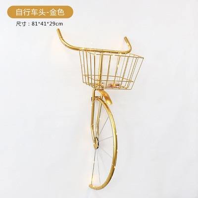 Retro Creative Iron Bicycle Head Wall Decor - Image 3