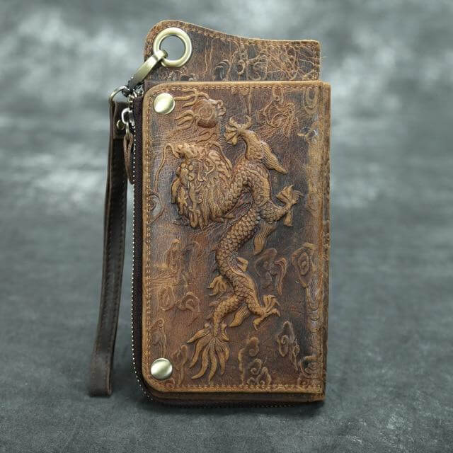 Genuine Leather Vintage Phone Wallet - Image 2
