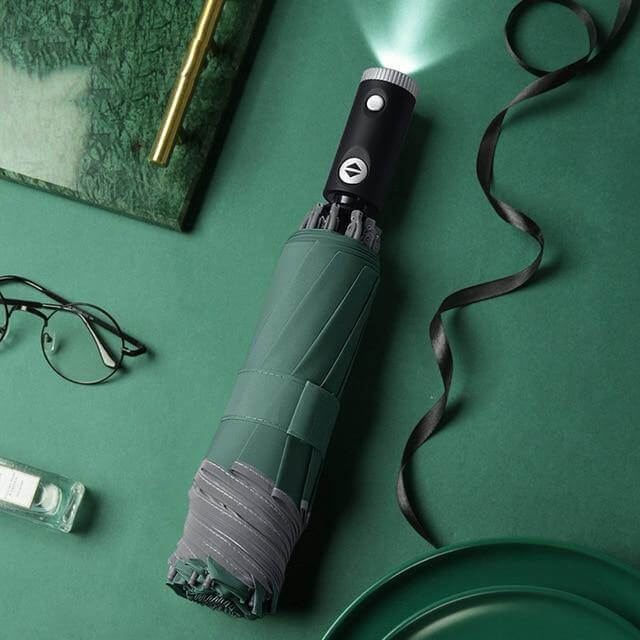 Automatic Reverse Led Light Foldable Umbrella - Image 2