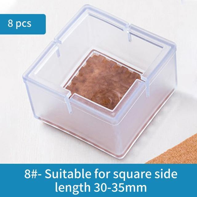 8Pcs Noise-Reduction Silicone Furniture Feet Pad - Image 3