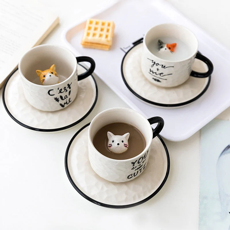 3D Cute Pet Ceramic Mug - Image 2