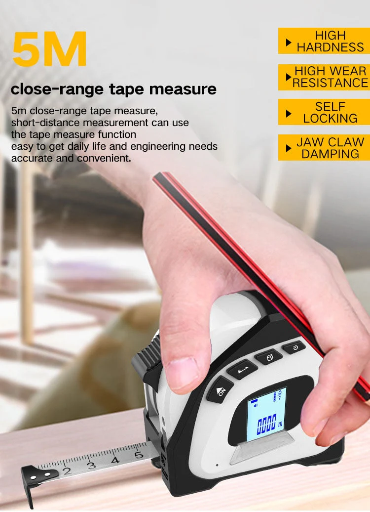 Digital Laser Rangefinder Measure Tape - Image 2