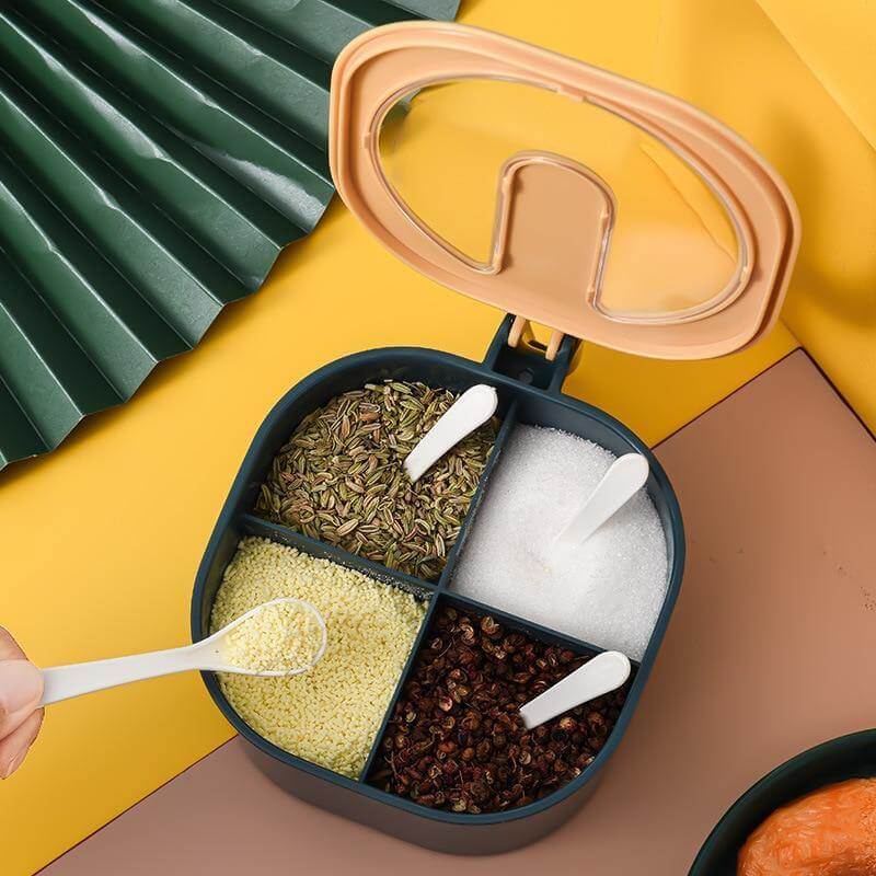 Transparent Easy Spice Storage Jar - Image 3