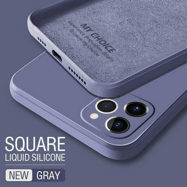 Square Pastel Silicone iPhone Case - Image 2