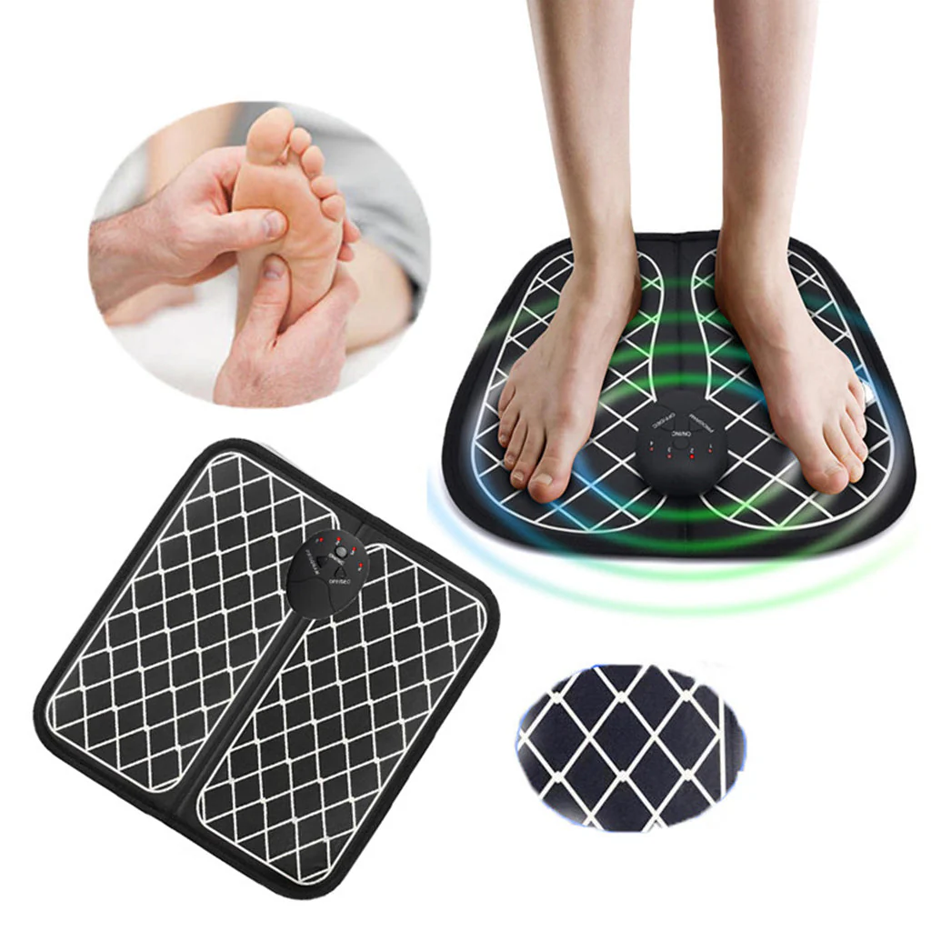 Heated Electric EMS Foot Muscle Stimulator Massager - Image 1