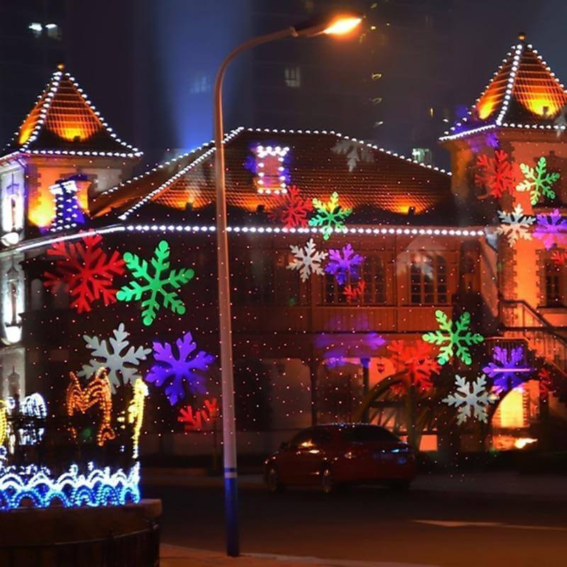 LED Halloween Decoration Landscape House Projector - Image 2