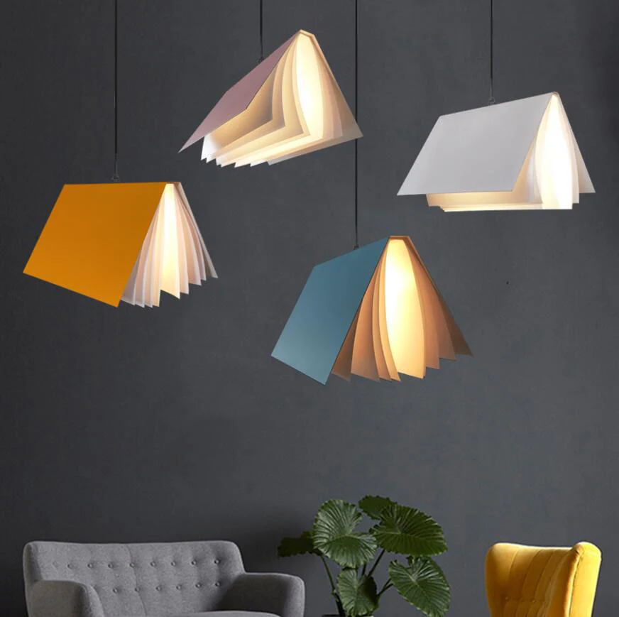 Simple Nordic Modern Book Shape Lamp - Image 1