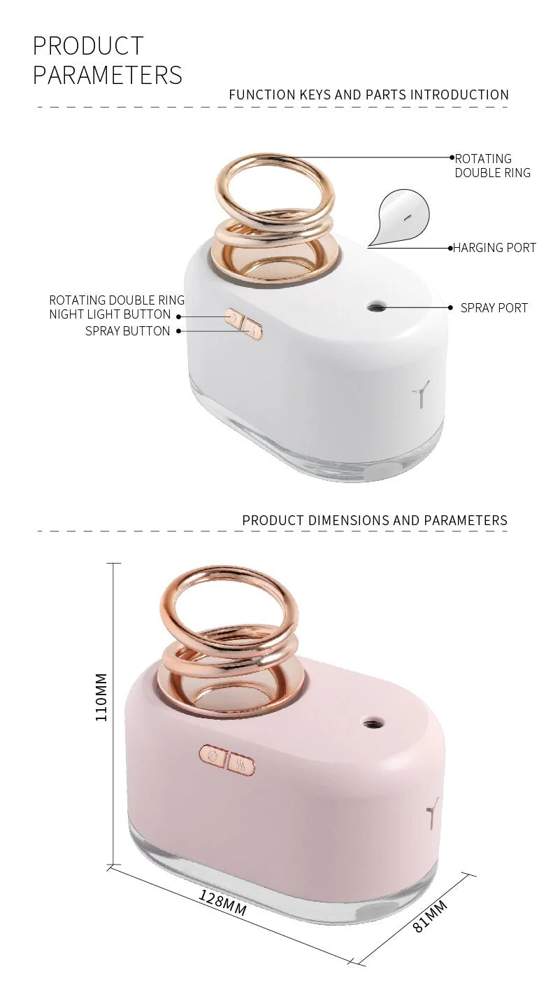 Ultrasonic Atmosphere Ring Humidifier - Image 3