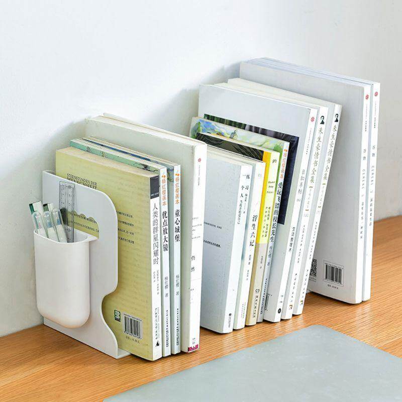 Adjustable Retractable Book Holder with Pen Holder - Image 2