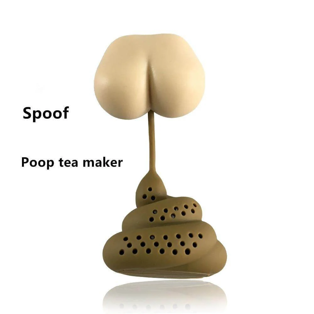 Funny Poop Shape Herbal Tea Infuser - Image 3