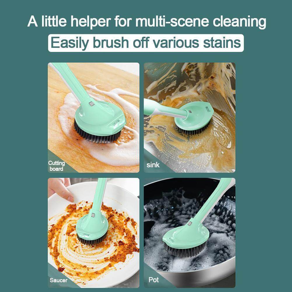 Multifunctional Kitchen Dish Soap Dispensing Brush - Image 2