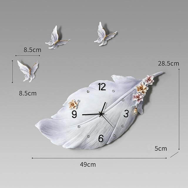 Nordic Wind Art Wall Clock - Image 3