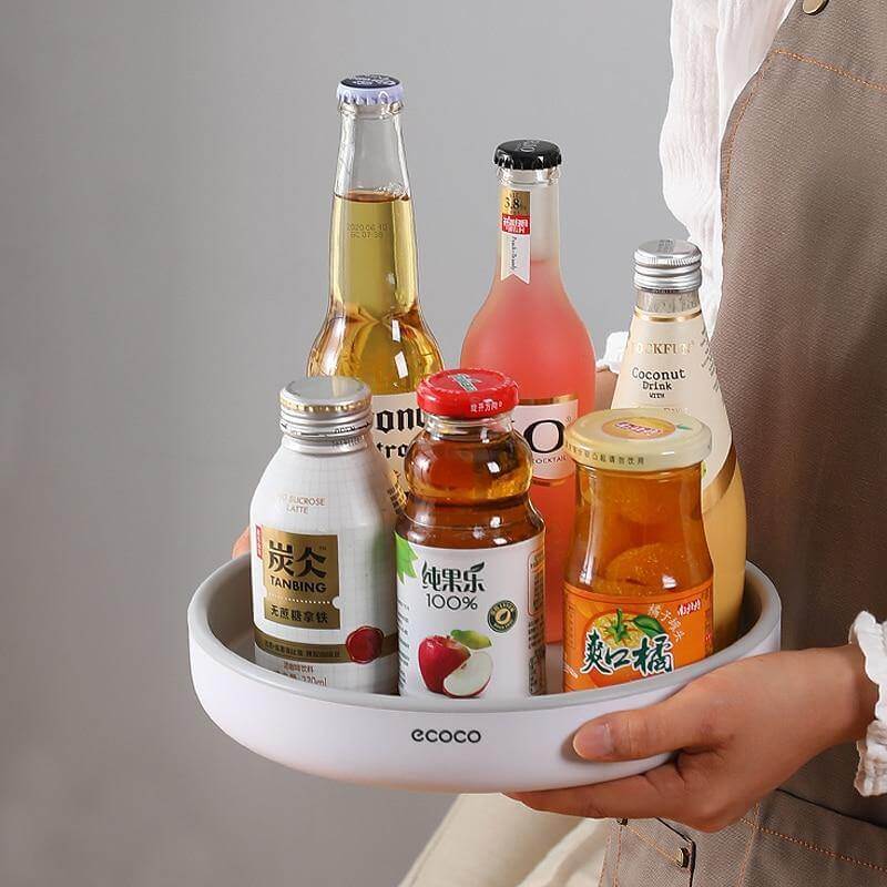 360° Rotating Tray Seasoning Bottle Organizer - Image 2