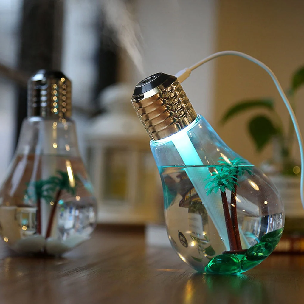 Colorful Light Bulb Air Humidifier - Image 3
