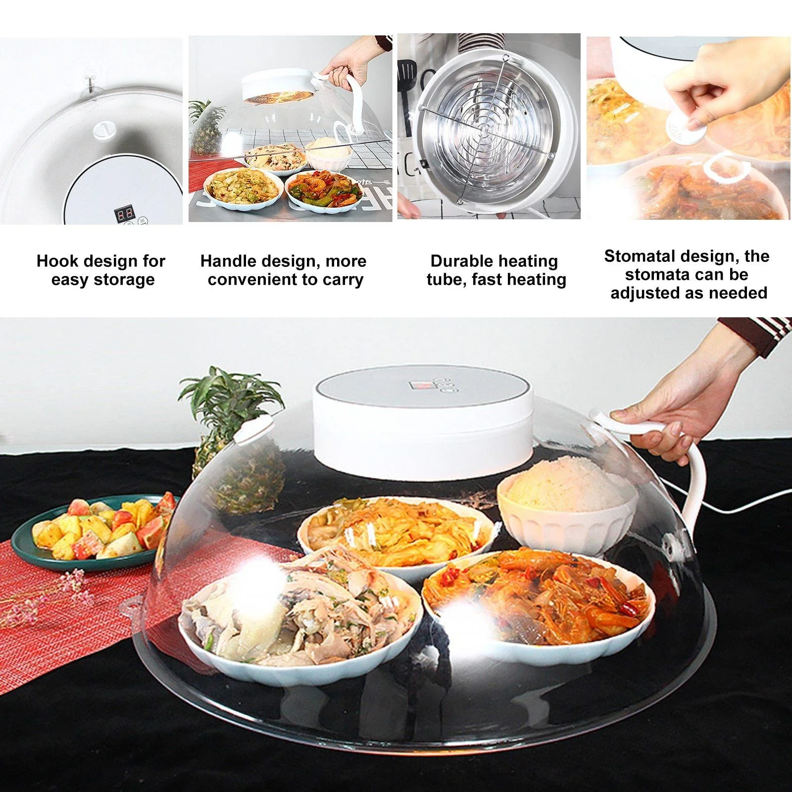 Intelligent Electric Food Heating Smart Lid - Image 2