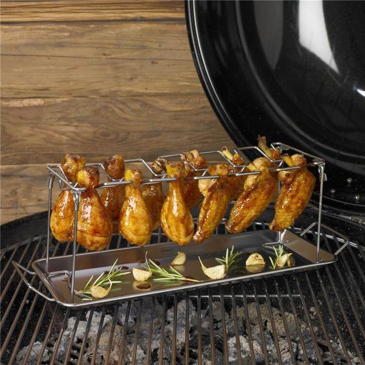 Stainless Steel Chicken Wing Rack - Image 1