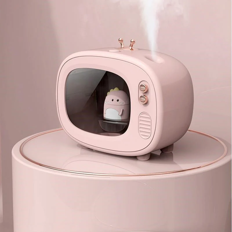 Portable Mini TV USB Humidifier Lamp - Image 1