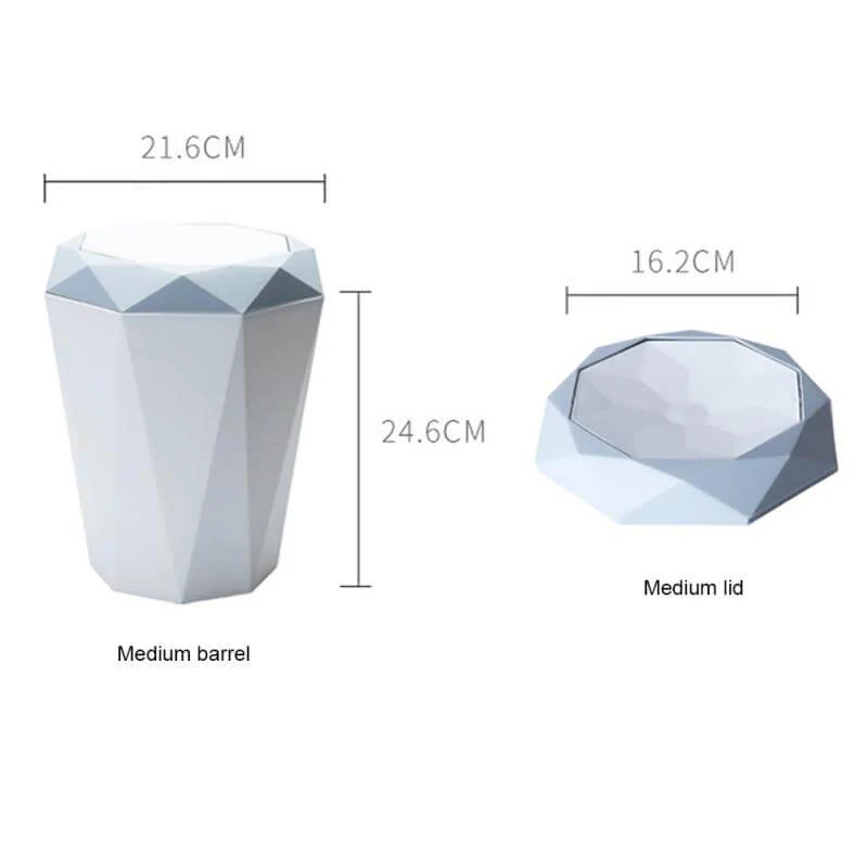 Geometric Creative Trash Can - Image 2