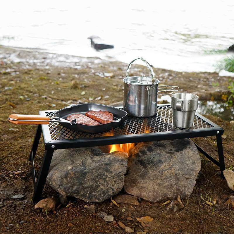 Ultra-light Outdoor Portable Folding Grill Net Table - Image 2
