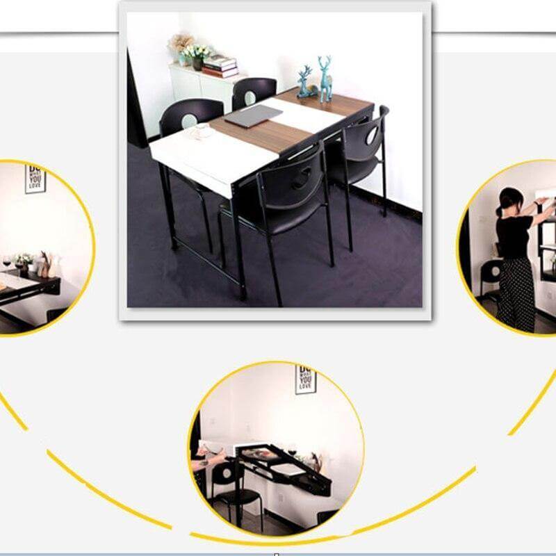 Foldable Multifunctional Wall-Mounted Shelf Table - Image 3