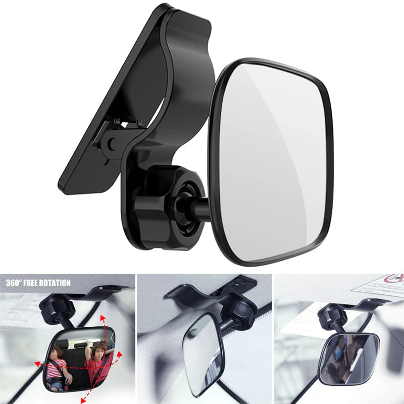 Car Clips-On Adjustable Rearview Mirror - Image 2