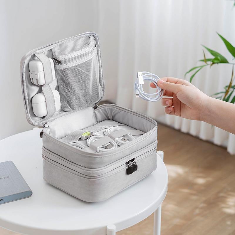 Double Layer Portable Digital Travel Bag - Image 2