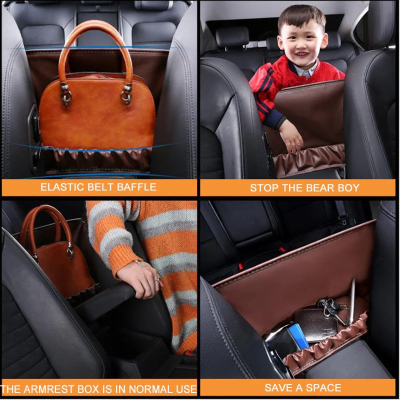 Leather Car Back Seat Organizer - Image 3