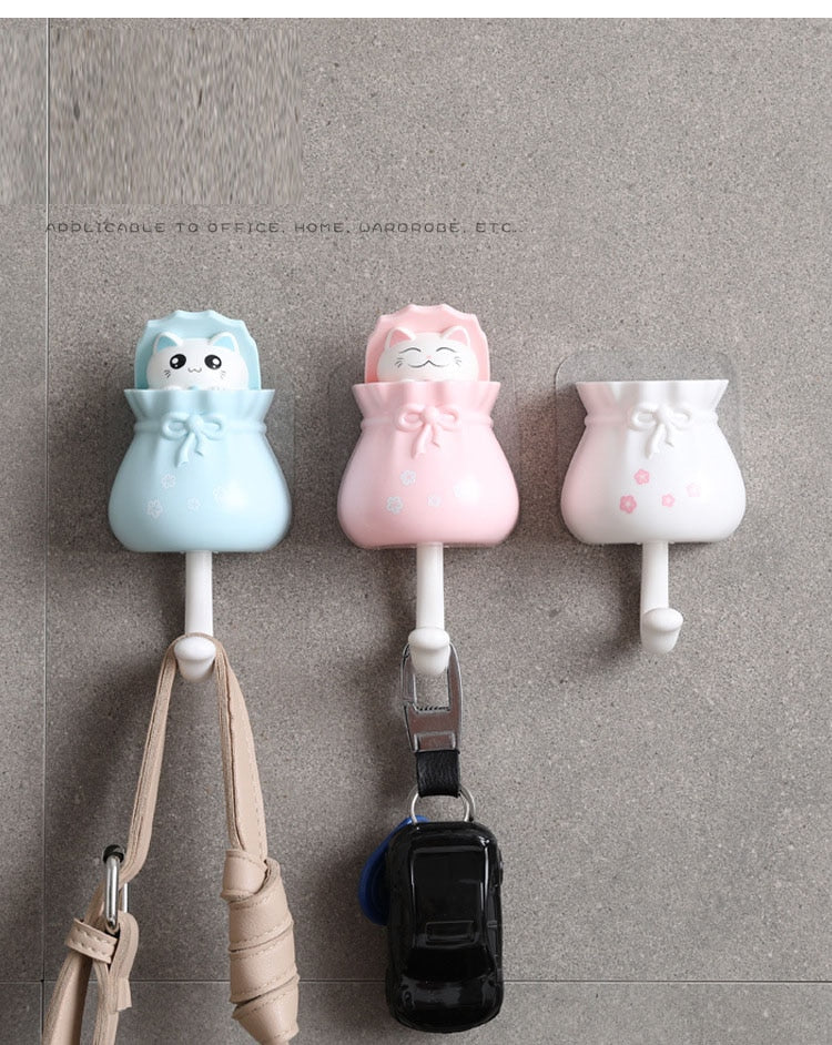 Cute Cat Sticky Hook Hanger - Image 3