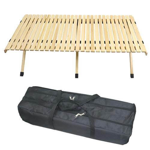 Outdoor Folding Durable Wood Table - Image 3