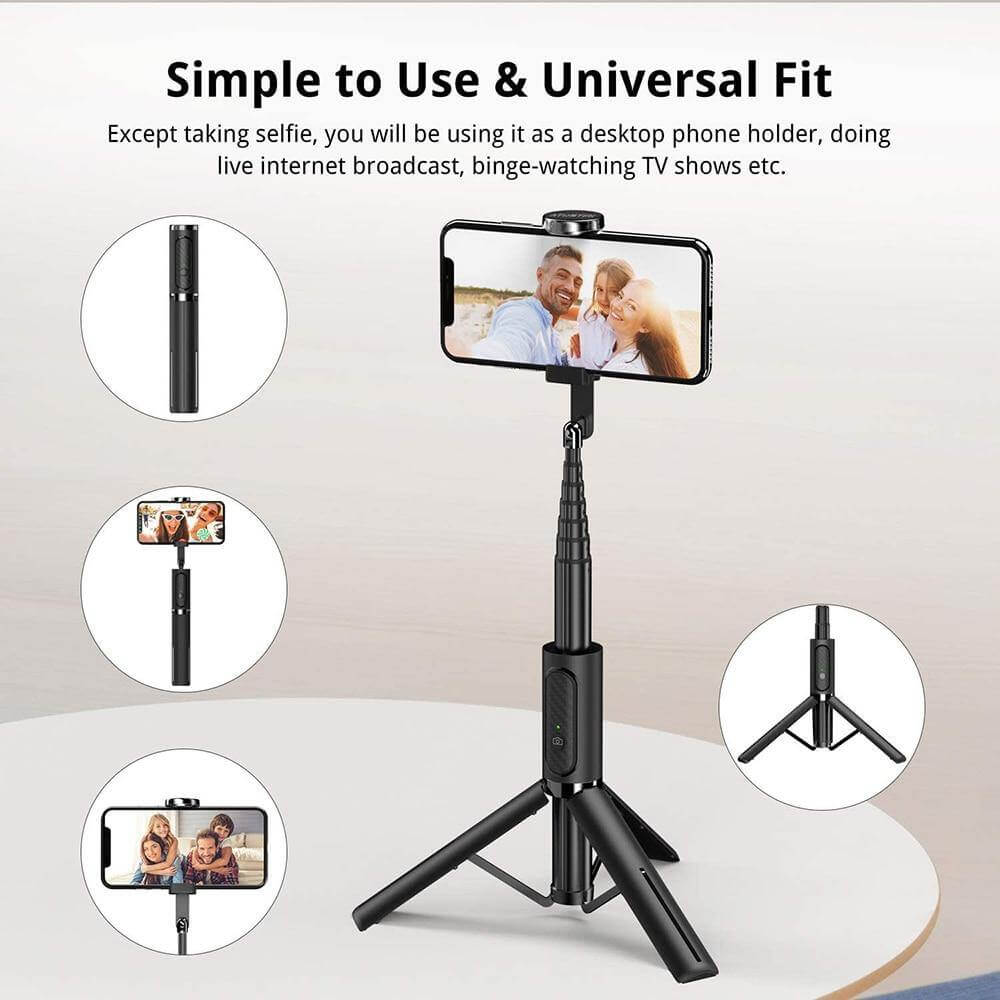 Portable Adjustable Intelligent Selfie Stick Tripod - Image 2