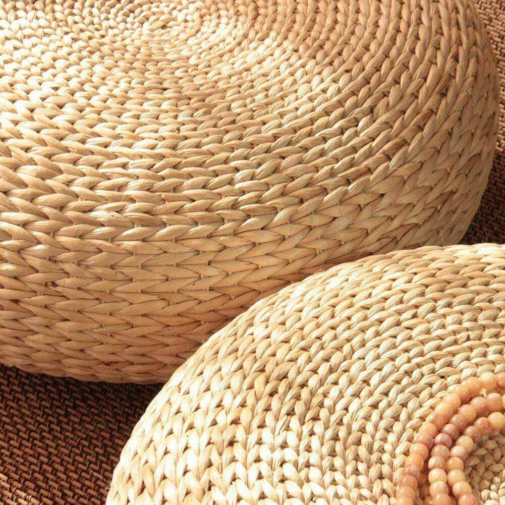 Rattan Flor Ottoman Cushion - Image 3