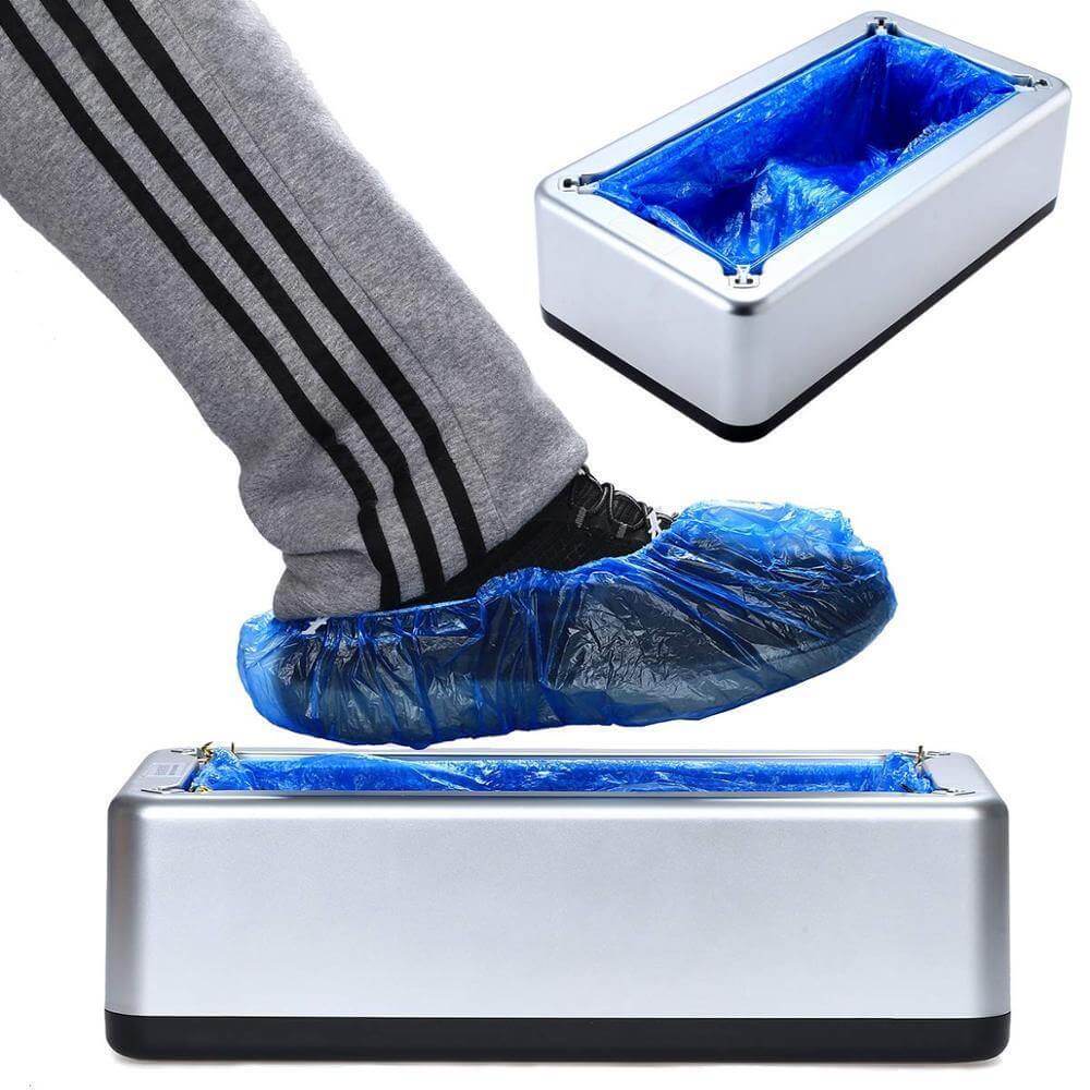 Portable Hand-Free Disposable Shoe Cover Box - Image 1
