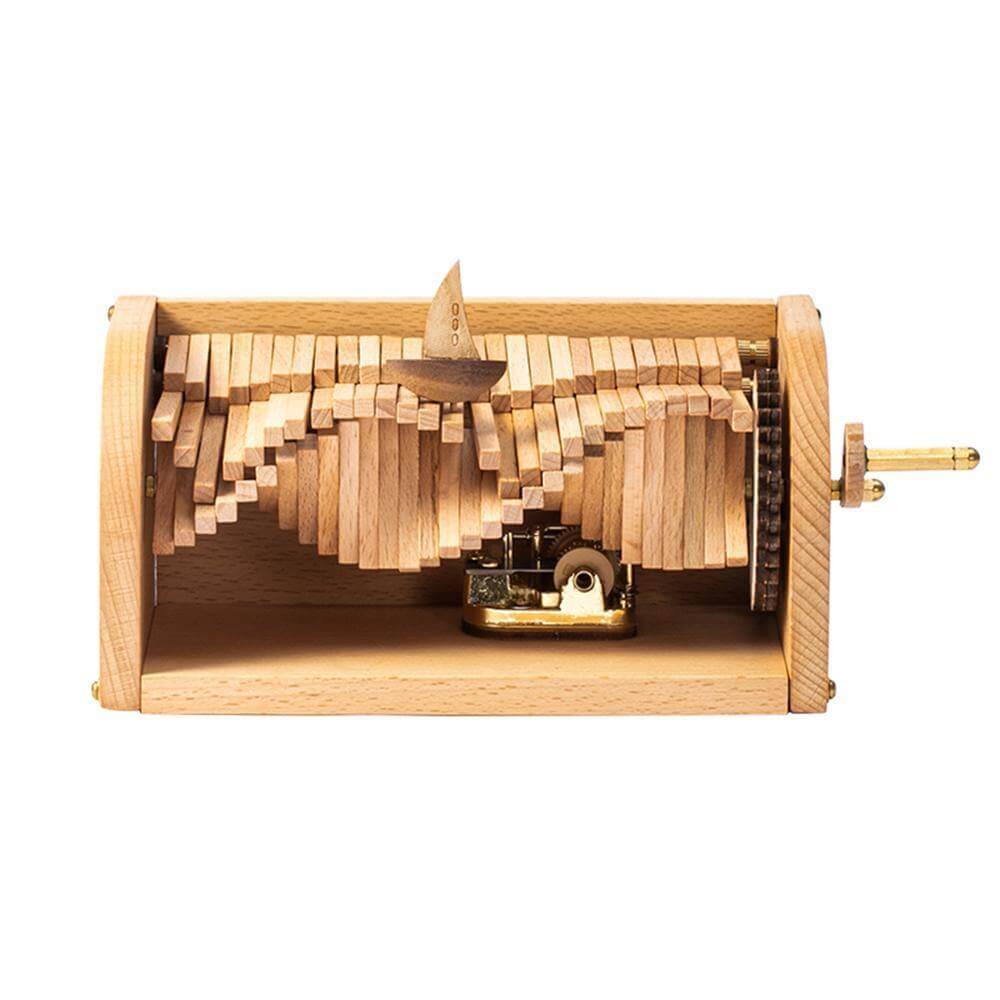 DIY Wooden Puzzle Model Music Box Kit - Image 3