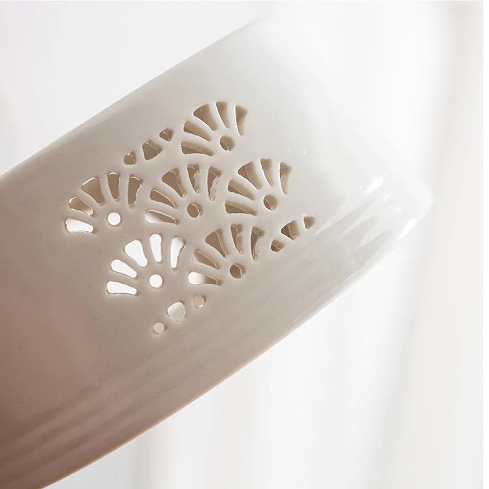 Mini Portable Ceramic Candle Teapot Warmer - Image 3