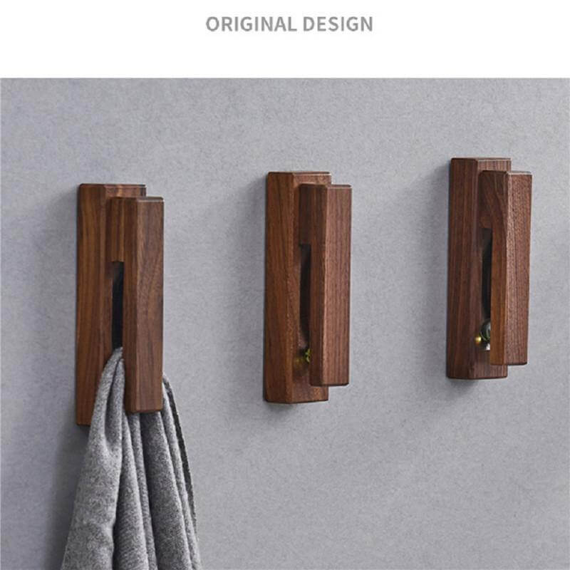 Wooden Towel Holder Hooks - Image 3