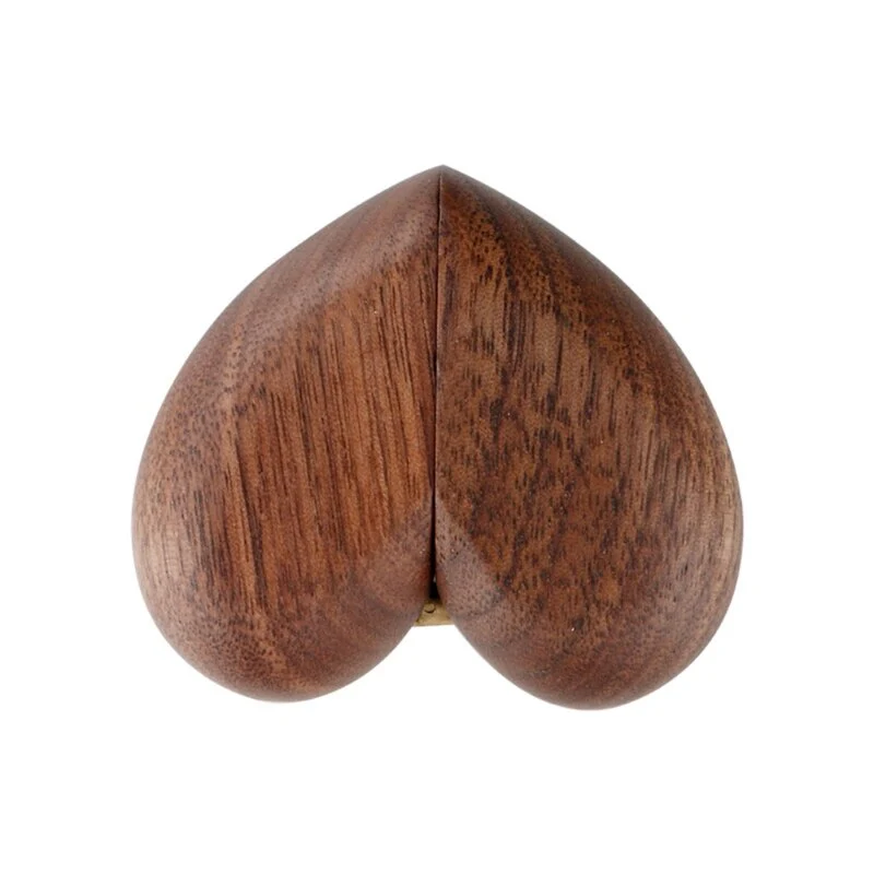 Forever Heart Wooden Ring Box - Image 3