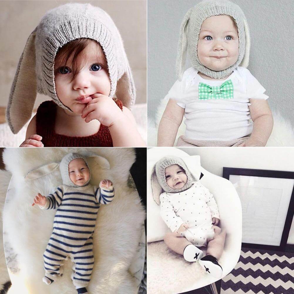 Cute Baby Rabbit Ears Hat - Image 2