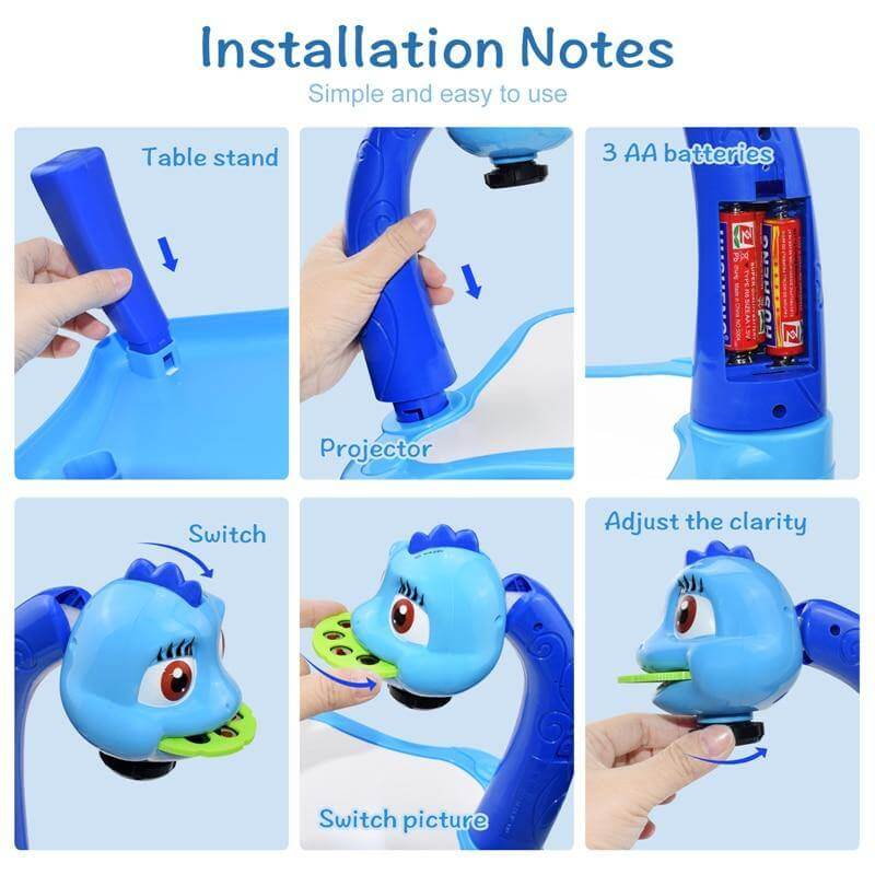 Educational Kids Art Drawing Projector Table - Image 3