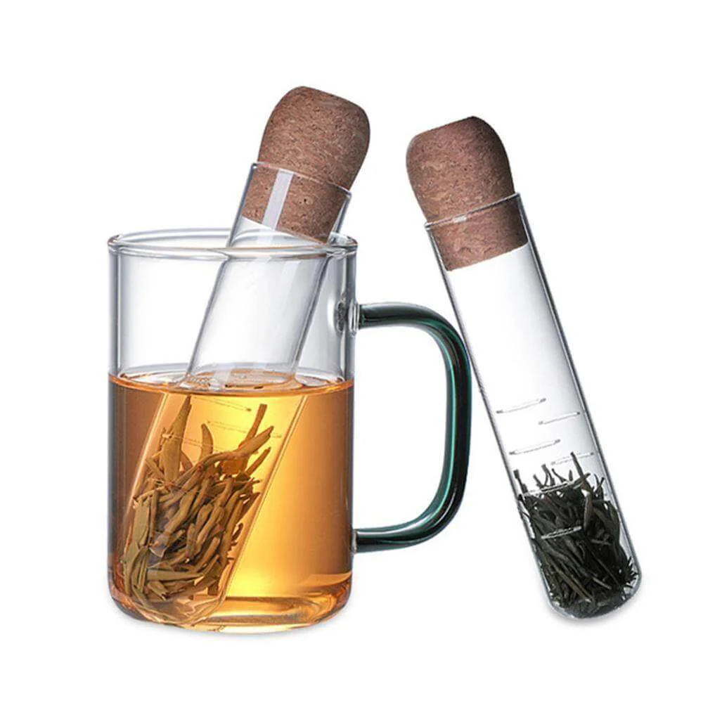 Creative Pipe Glass Tea Infuser - Image 3