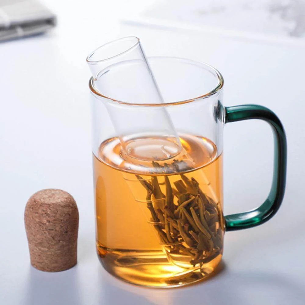 Creative Pipe Glass Tea Infuser - Image 2