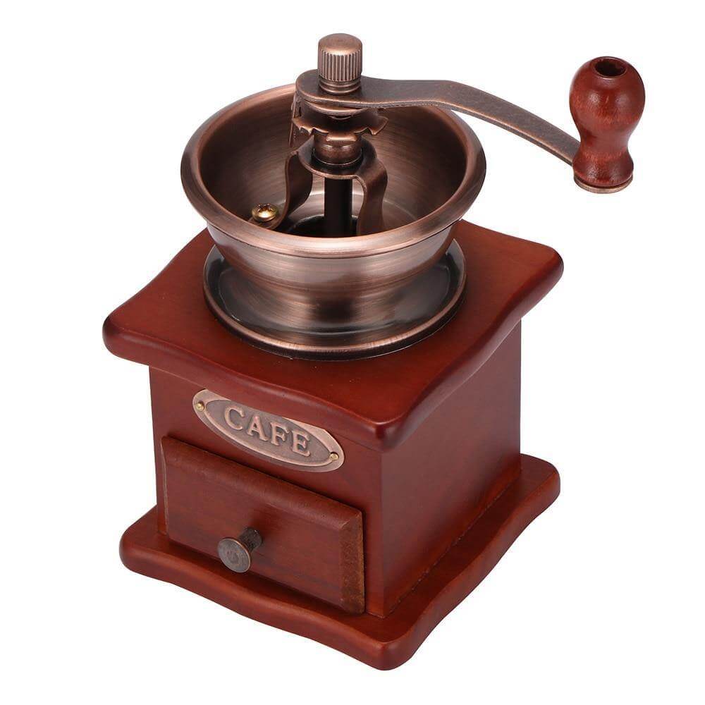 Wooden Antique Manual Coffee Grinder - Image 1