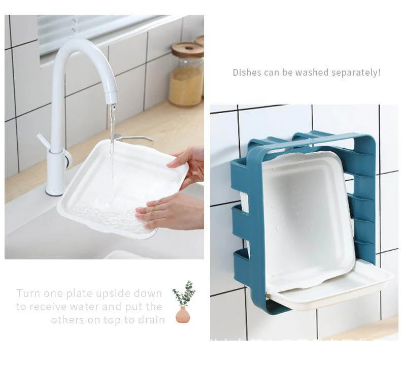 Wall-Mounted Space Saving Kitchen Organizer - Image 2