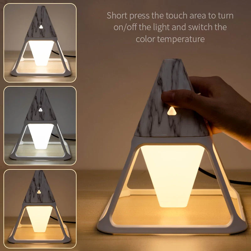 Cool Pyramid Humidifier Night Light - Image 3