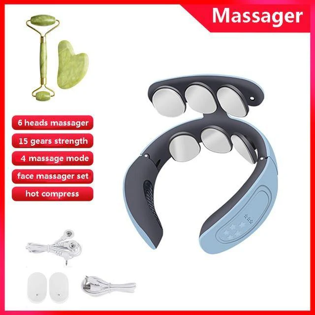 6 Heads Neck Shoulder Massager - Image 2