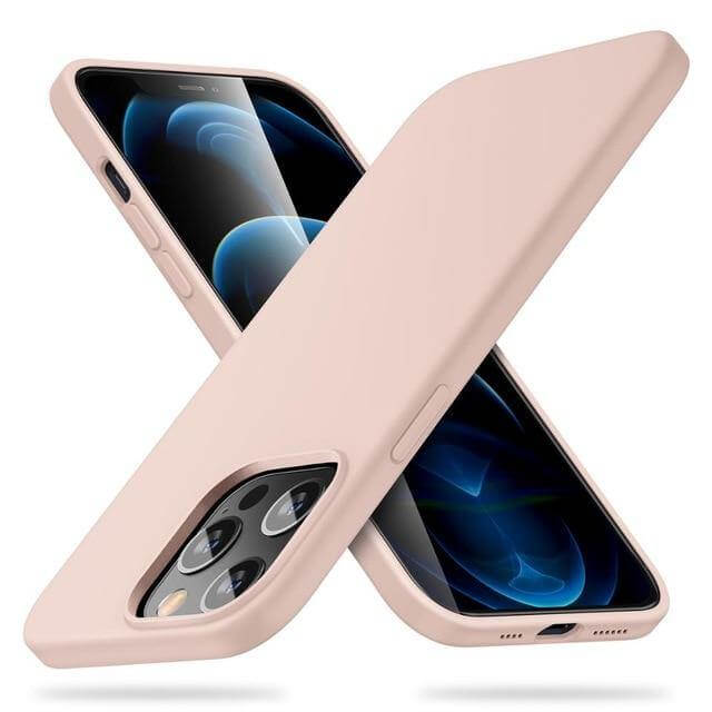 Silicone Slim Rubber Business iPhone 12 Case - Image 1