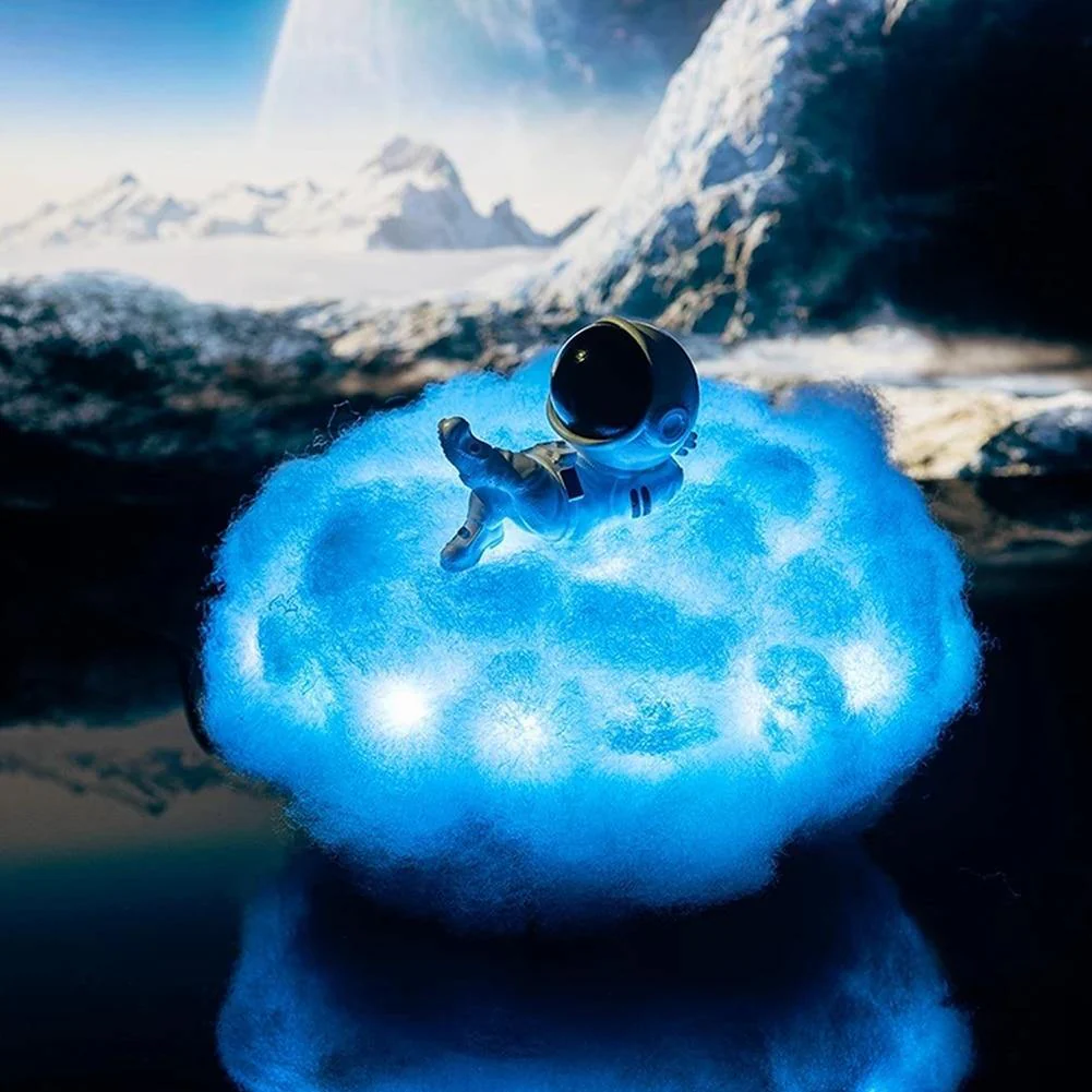 Astronaut Colorful Clouds Night Light - Image 2