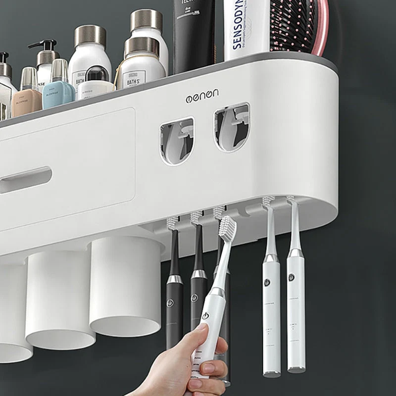 Automatic Toothpaste Squeezer Bathroom Storage Rack - Image 2