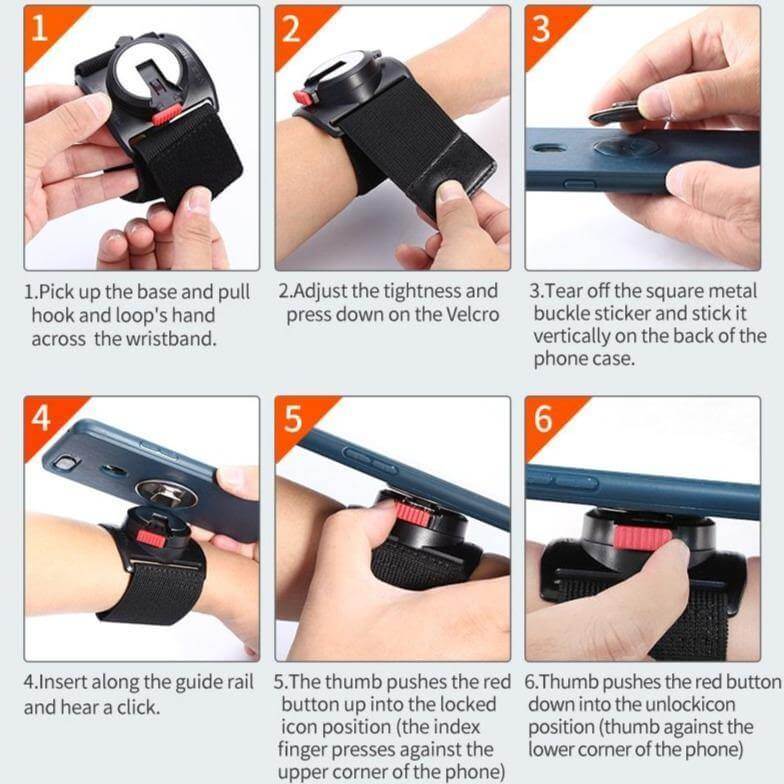 Fitness Arm Phone Magnetic Wristband - Image 2