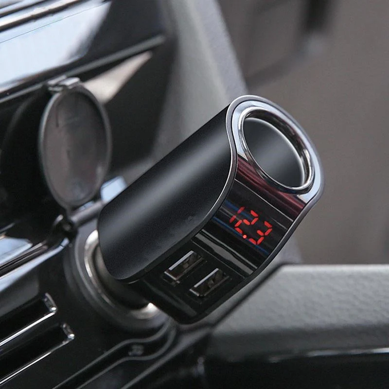 Dual USB Car Digital Charger - Image 1