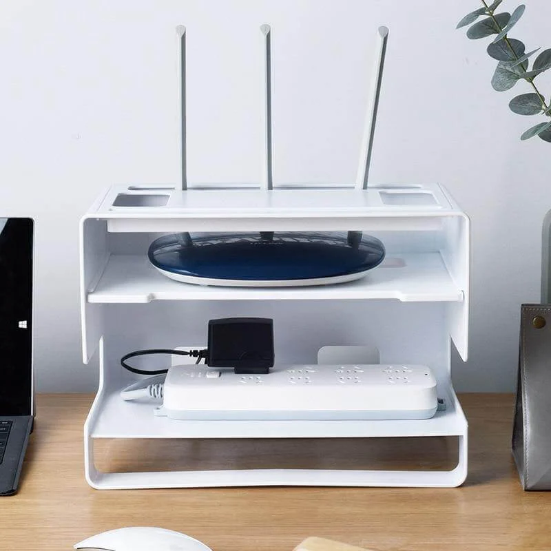Elegant Desktop Wifi Router Organizer Storage Box - Image 2